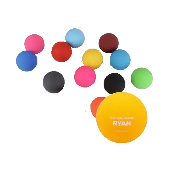 Branded massage balls
