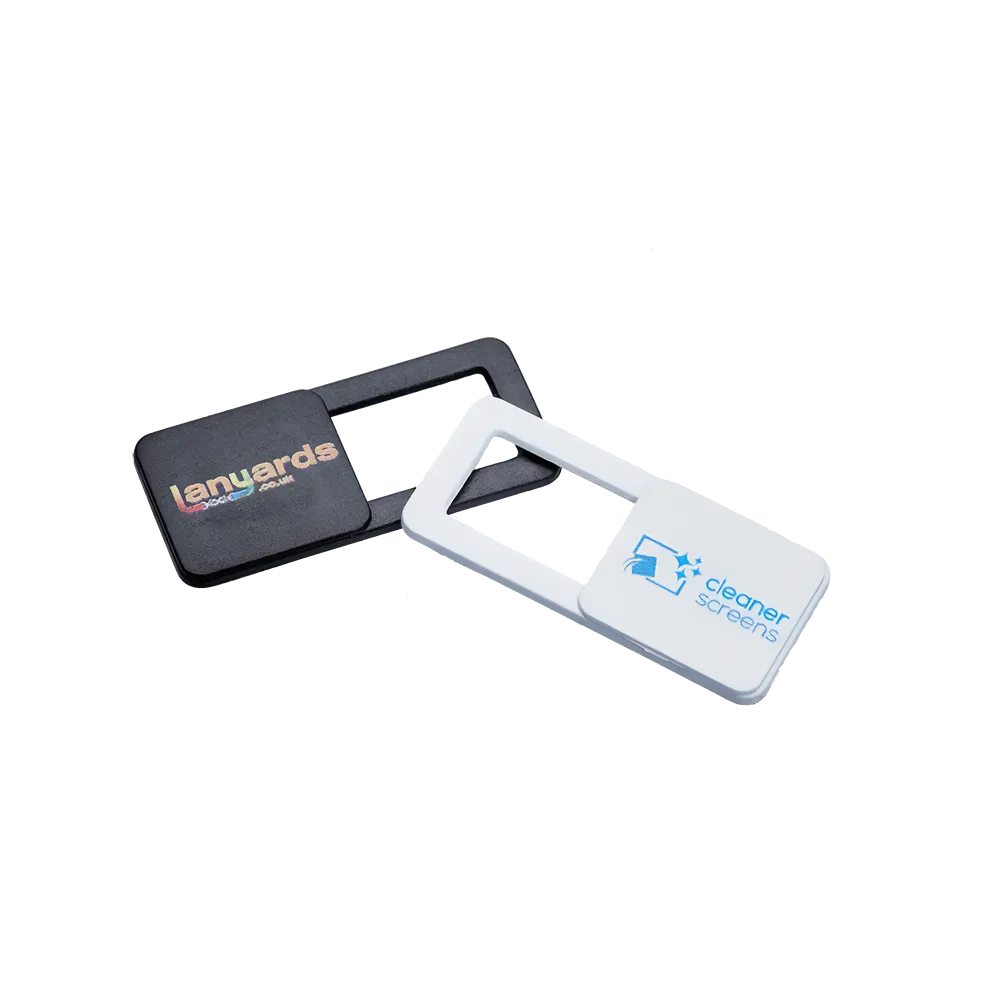 Branded webcam cover