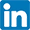 Small Rounded LinkedIn Icon