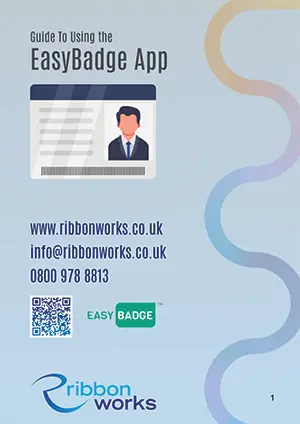 A thumbnail image of the linked Using The EasyBadge App PDF file