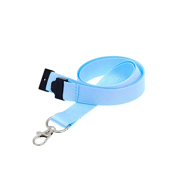 Plain Lanyard (2cm Flat) Baby Blue Plain Lanyard (2cm Flat)