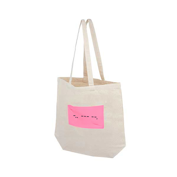Bayley Screen Printed,Natural Canvas Shopper Bag