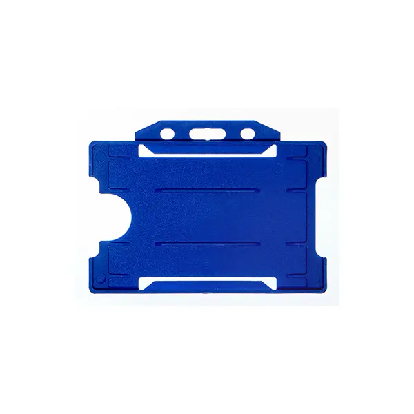 Landscape Double ID Card Holder Blue Landscape Double ID Card Holder