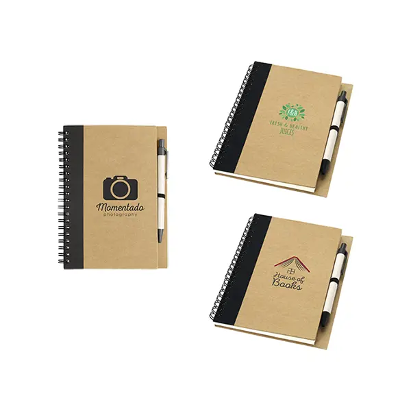 Priestly Recycled Notebook Black Priestly Recycled Notebook