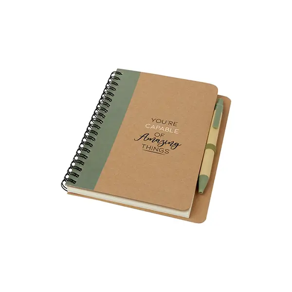 Priestly Recycled Notebook Green Priestly Recycled Notebook