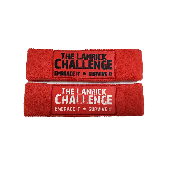 Full Colour Patch Headband Red Full Colour Patch Headband