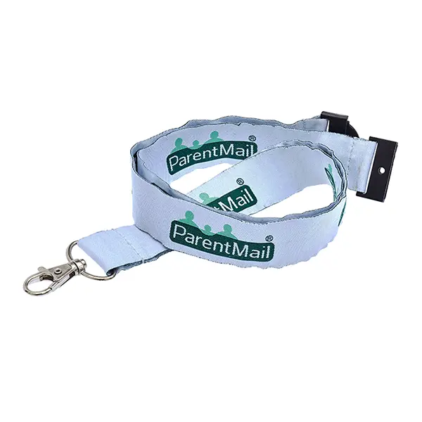 Satin Woven Lanyard Reflex Blue Satin Woven Lanyard