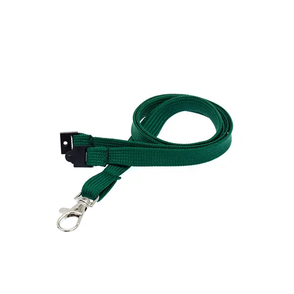 Plain Lanyard (1cm Bootlace / Tubular) Green Plain Lanyard (1cm Bootlace / Tubular)