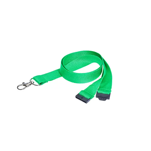 Plain Bamboo Lanyard Green Plain Bamboo Lanyard