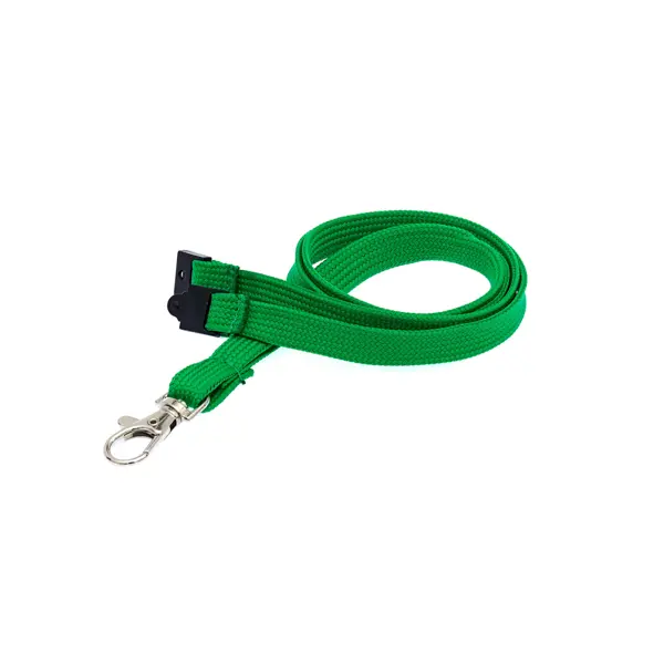 Plain Lanyard (1cm Bootlace / Tubular) Mid Green Plain Lanyard (1cm Bootlace / Tubular)