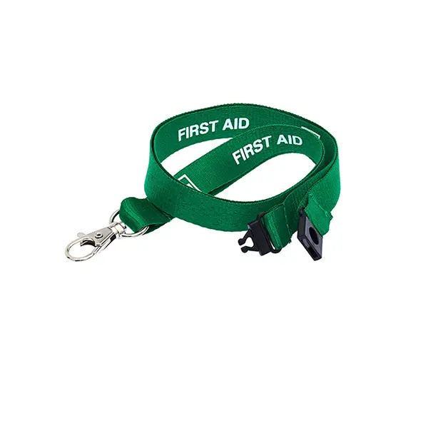 First Aid Lanyard Green First Aid Lanyard