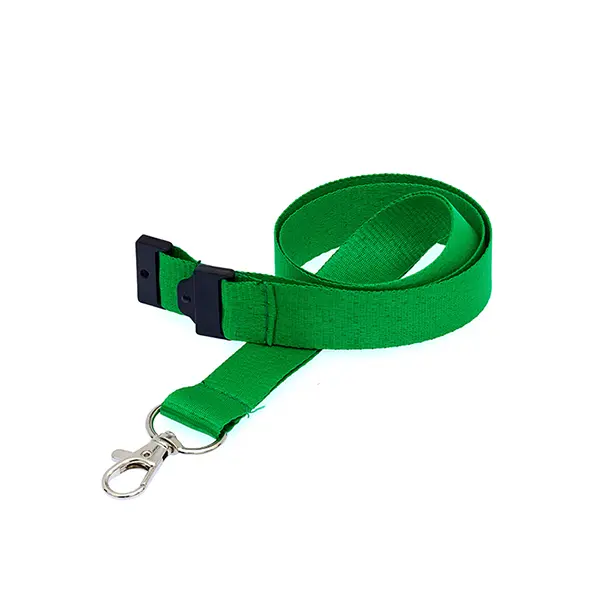 Plain Lanyard (1cm Flat) Green Plain Lanyard (1cm Flat)