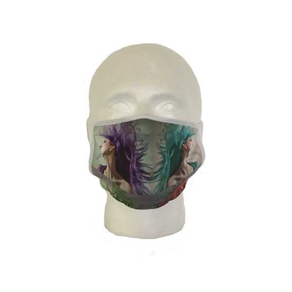 Spa Mask (Hair Design) - Front View