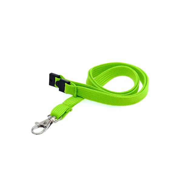 Plain Lanyard (1cm Bootlace / Tubular) Lime Green Plain Lanyard (1cm Bootlace / Tubular)