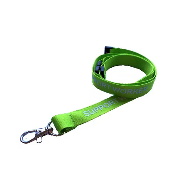 Support Worker Lanyard Green Support Worker Lanyard