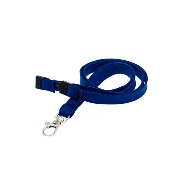 Plain Lanyard (1cm Bootlace / Tubular) Navy Blue Plain Lanyard (1cm Bootlace / Tubular)