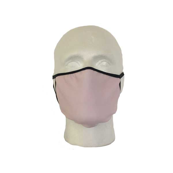 Pink Cloth Face Mask - Front View