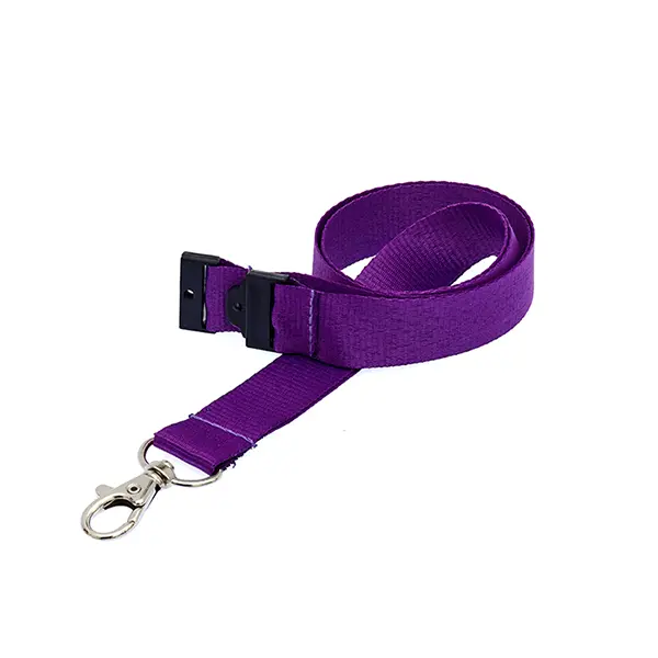 Royal Purple Plain Lanyard (1cm Flat)