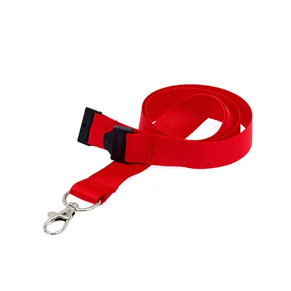 Plain Lanyard (2cm Flat) Red Plain Lanyard (2cm Flat)