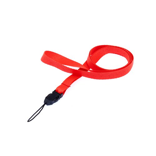 Red (186c) Flat String Clip Lanyard