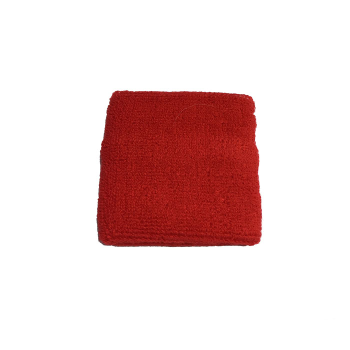 Red Plain Coloured Sweatbands