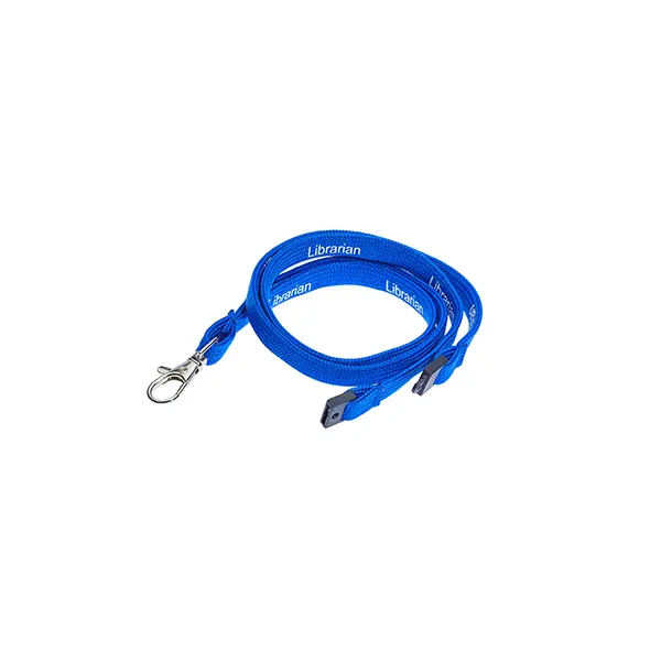 Librarian Lanyard Reflex Blue Librarian Lanyard