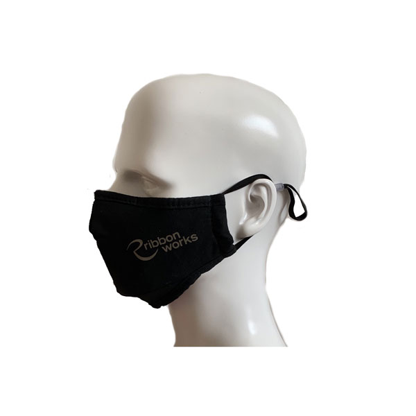 Printed Cotton Mask - Side View