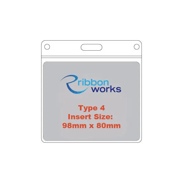 Type 4 PVC Wallet, Insert Size: 98mm x 80mm