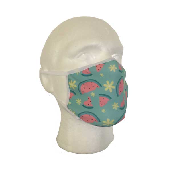 Watermelon Cloth Face Mask - Side View