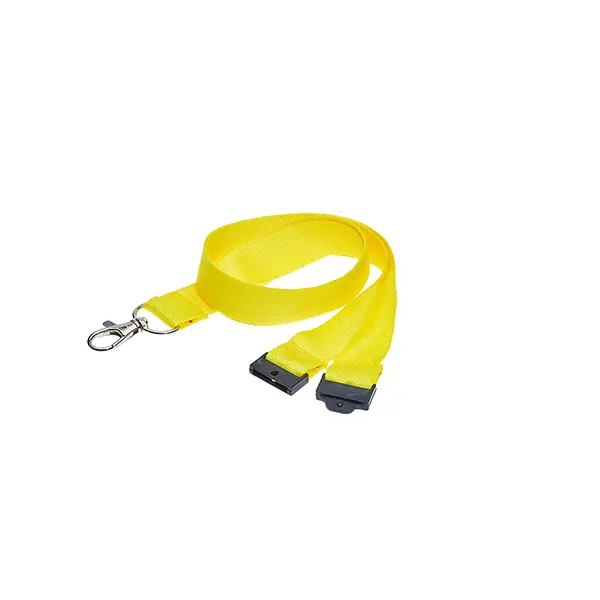 Plain Bamboo Lanyard Yellow Plain Bamboo Lanyard