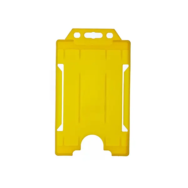 Portrait ID Card Holder Yellow Portrait ID Card Holder